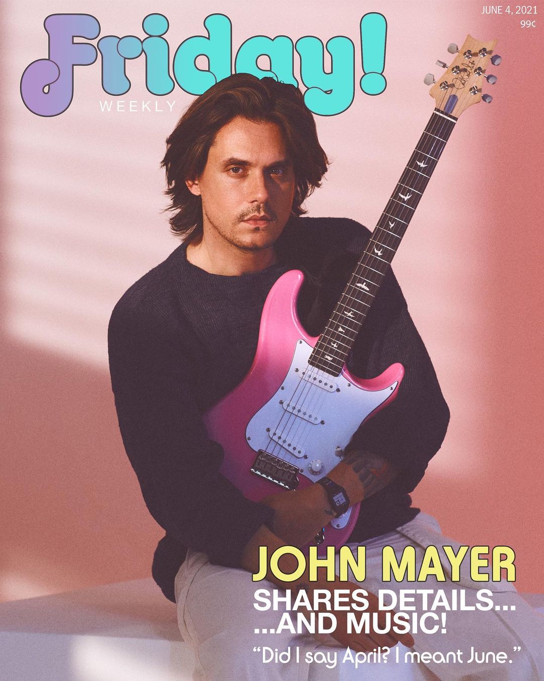 John Mayer ส่งกีตาร์ให้ โรเซ่ BLACKPINK หลังคัฟเวอร์เพลง