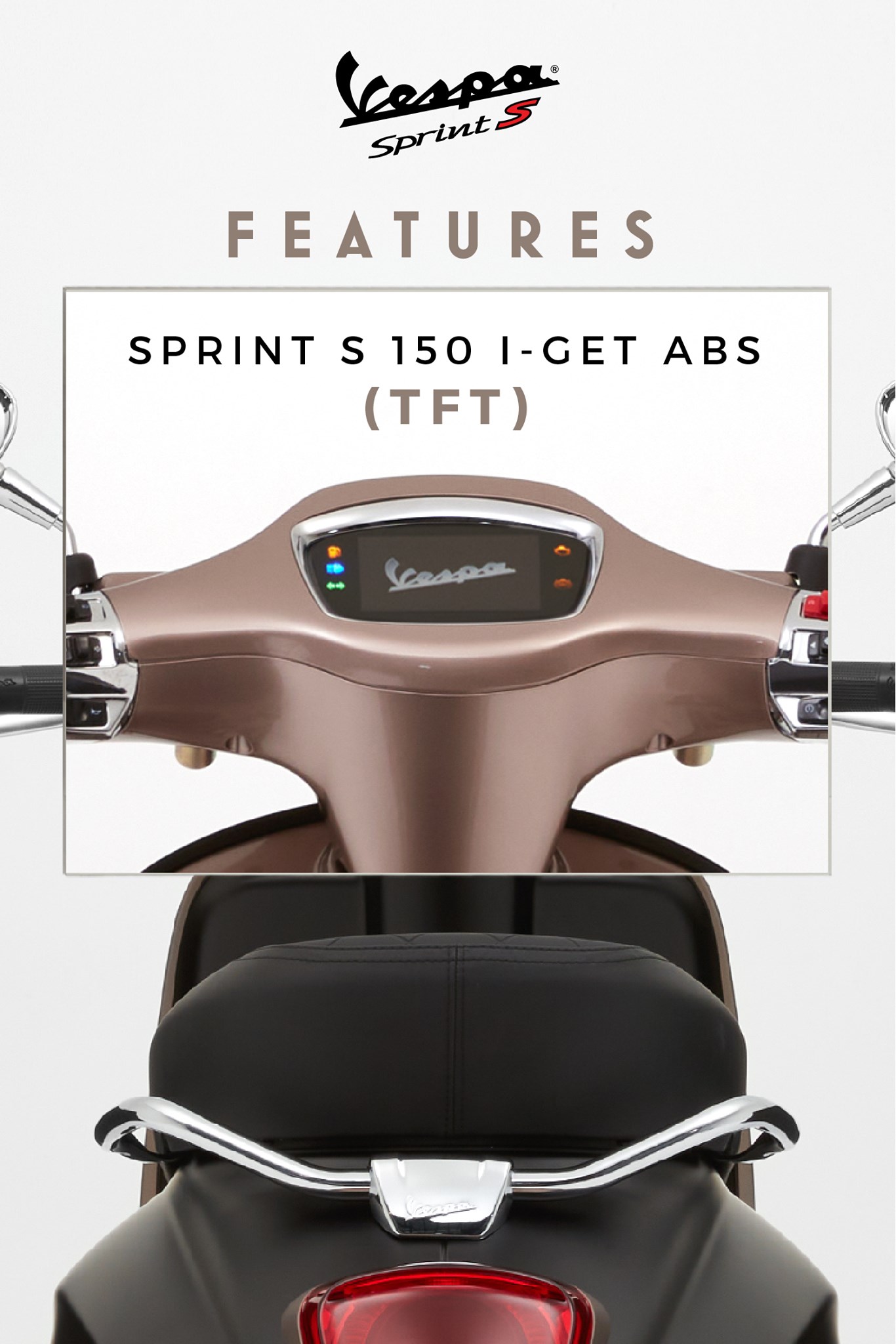Vespa Sprint S 150 i-Get ABS สัมผัสประสบการณ์การขับขี่ที่มากกว่า